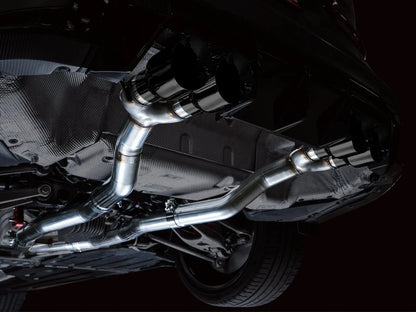 AWE Tuning Track Edition Catback Exhaust w/Diamond Black Tips for 2021+ BMW G8X M3/M4