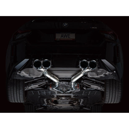 AWE Tuning SwitchPath Edition Exhaust w/Chrome Silver Tips for 2023+ BMW G87 M2