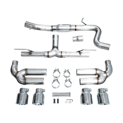 AWE Tuning Track Edition Exhaust w/Chrome Silver Tips for 2022-2024 Audi 8Y S3