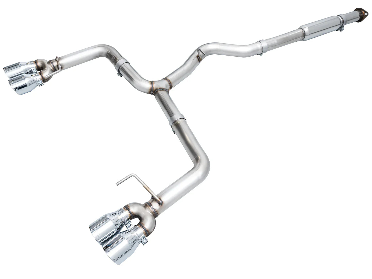 AWE Tuning Track Edition Axleback Exhaust w/Chrome Silver Tips for 2022+ Subaru VB WRX