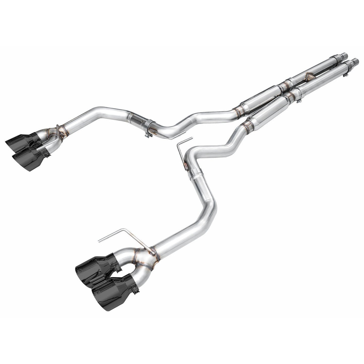 AWE Tuning Track Edition Catback Exhaust w/Quad Diamond Black Tips for 2024 Ford Mustang Dark Horse S650 RWD
