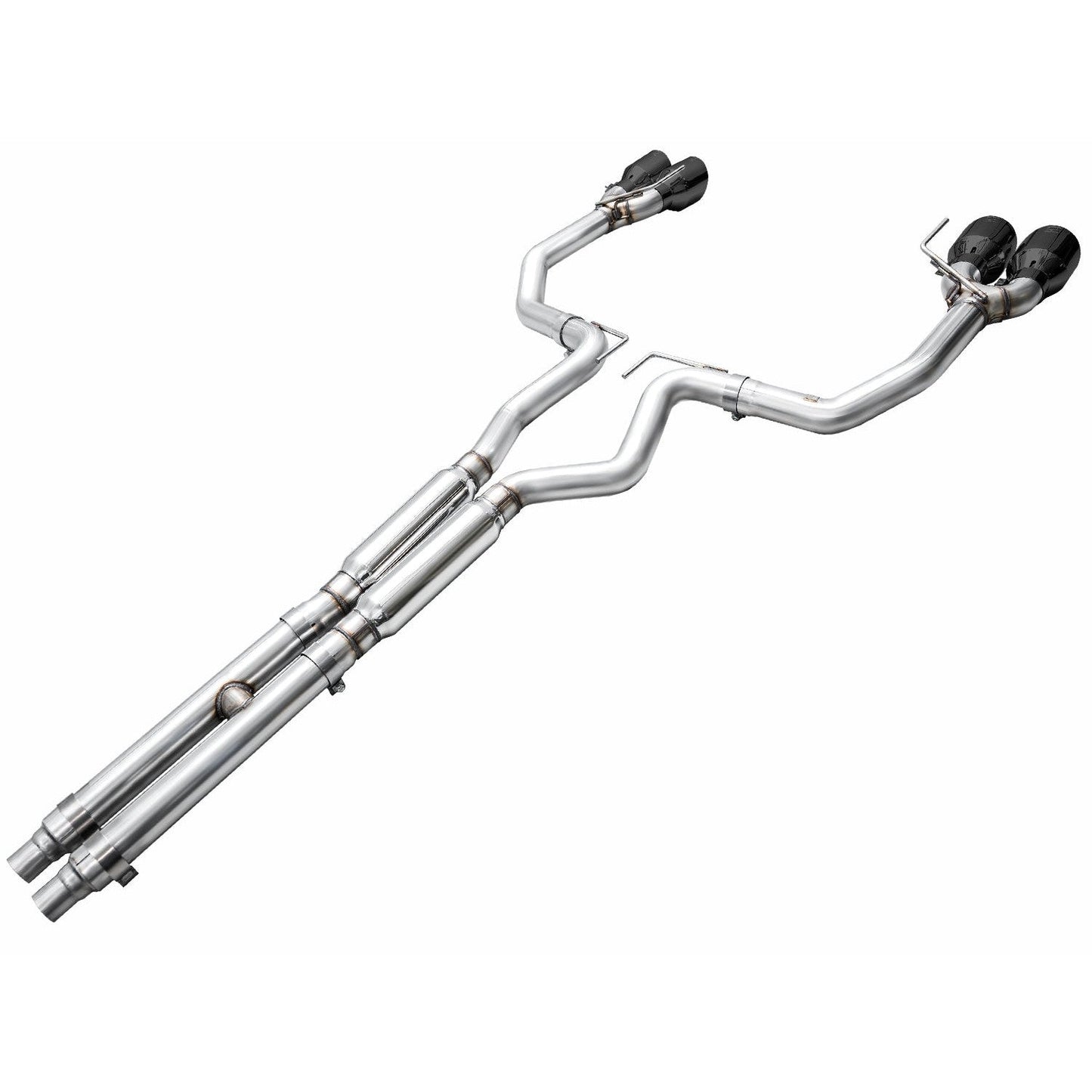 AWE Tuning Track Edition Catback Exhaust w/Quad Diamond Black Tips for 2024 Ford Mustang Dark Horse S650 RWD