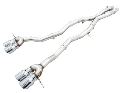 AWE Tuning Track Edition Catback Exhaust w/Chrome Silver Tips for 2021+ BMW G8X M3/M4