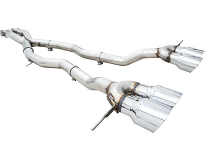 AWE Tuning Track Edition Catback Exhaust w/Chrome Silver Tips for 2021+ BMW G8X M3/M4