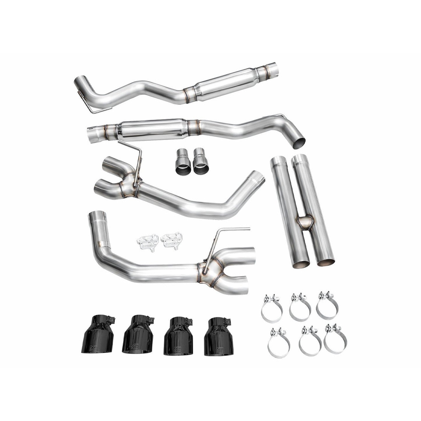 AWE Tuning Track Edition Catback Exhaust w/ Quad Diamond Black Tips - 2024 Ford Mustang GT Fastback S650 RWD
