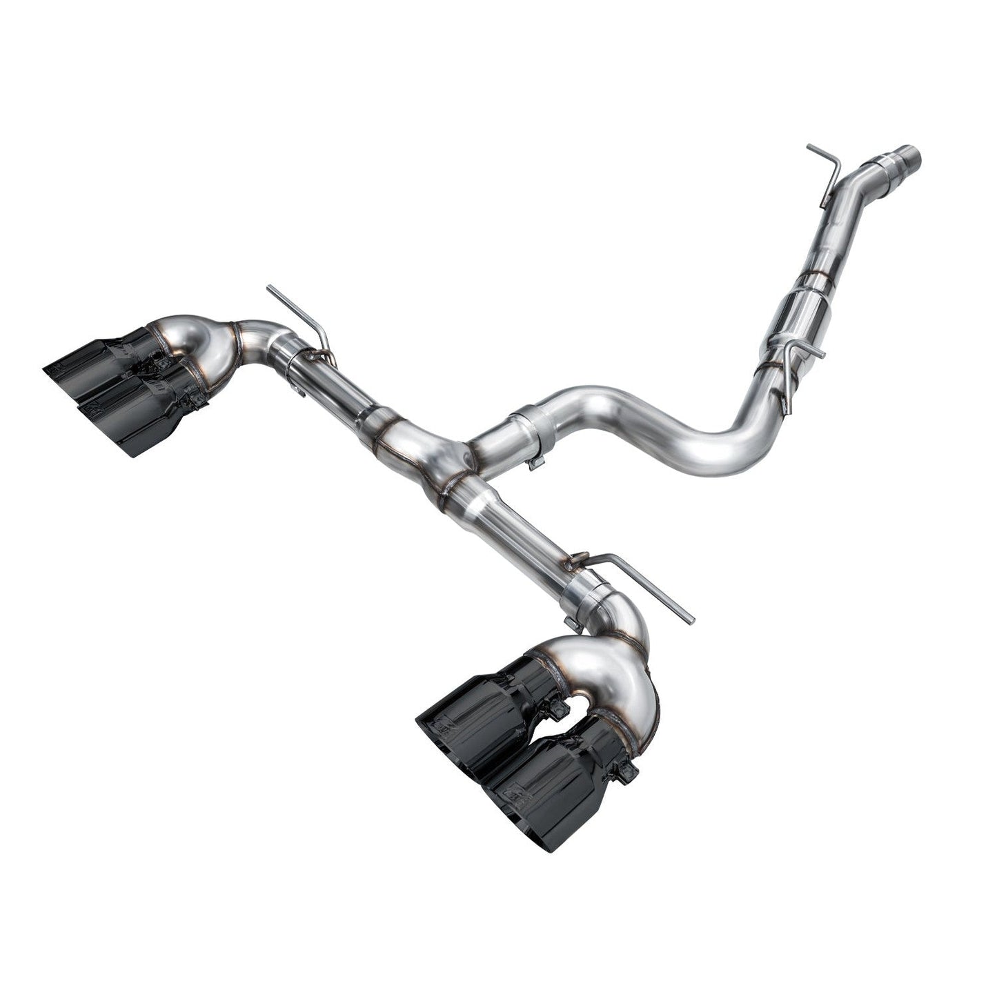 AWE Tuning Track Edition Quad Exhaust w/Diamond Black Tips for 2022+ Volkswagen MK8 Golf R