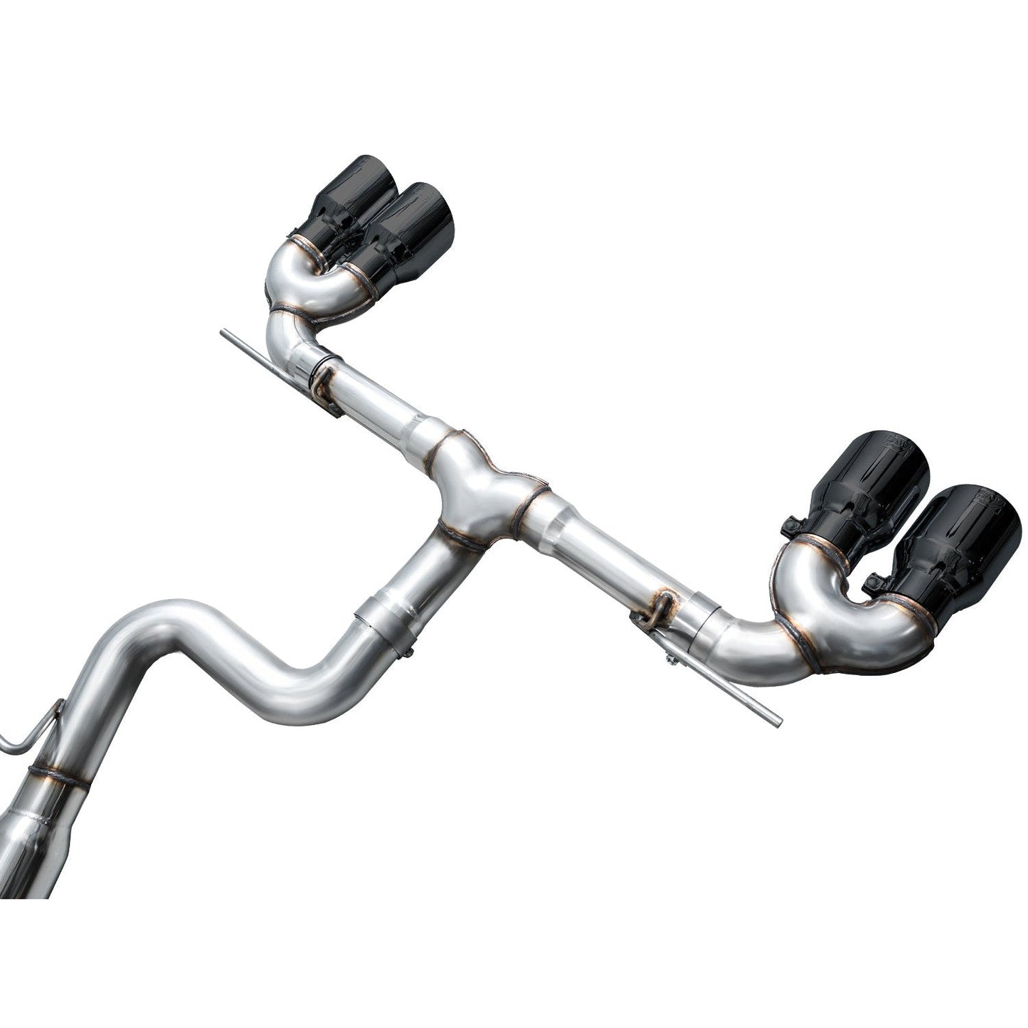 AWE Tuning Track Edition Quad Exhaust w/Diamond Black Tips for 2022+ Volkswagen MK8 Golf R