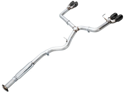 AWE Tuning Track Edition Axleback Exhaust w/Diamond Black Tips for 2022+ Subaru VB WRX
