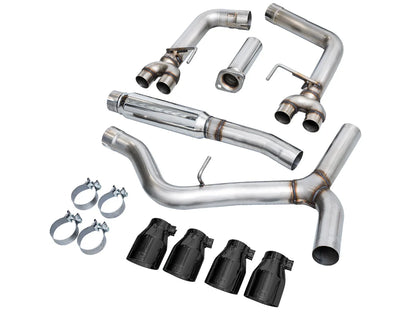 AWE Tuning Track Edition Axleback Exhaust w/Diamond Black Tips for 2022+ Subaru VB WRX