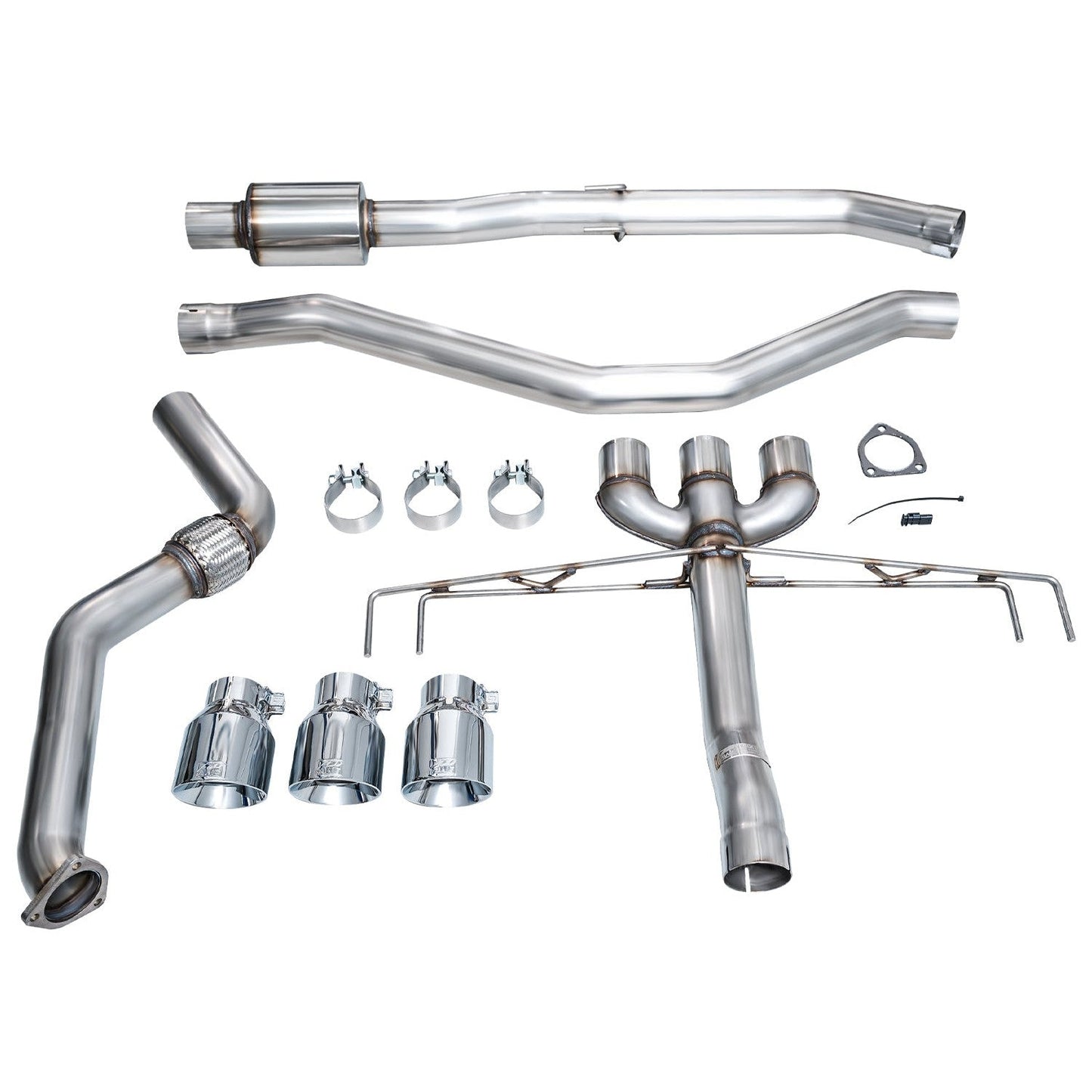 AWE Tuning Track Edition Exhaust w/Triple Chrome Silver Tips for 2024+ Acura Integra Type S DE5