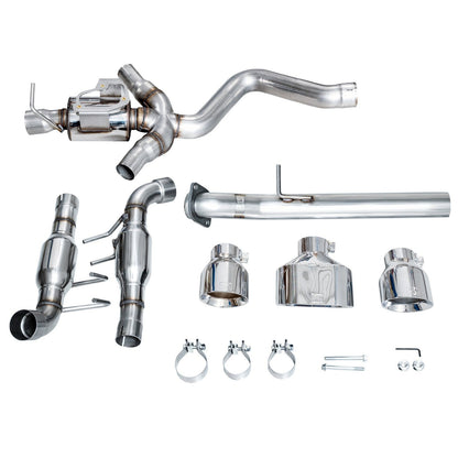 AWE Tuning Track Edition Catback Exhaust w/Chrome Silver Tips for 2023-2024 Toyota GR Corolla