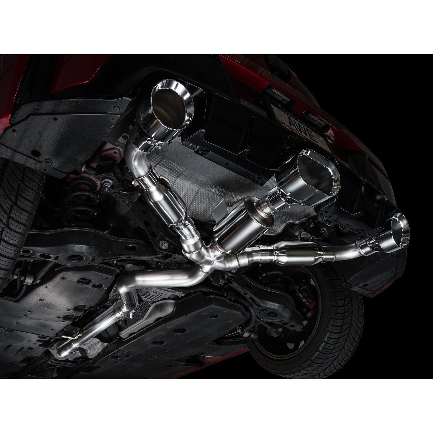 AWE Tuning Track Edition Catback Exhaust w/Chrome Silver Tips for 2023-2024 Toyota GR Corolla