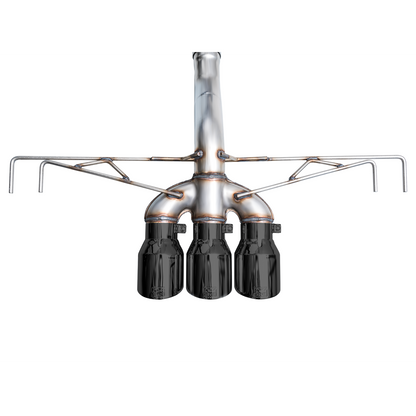 AWE Tuning Track Edition Exhaust w/Triple Diamond Black Tips for 2023+ Honda Civic Type R FL5
