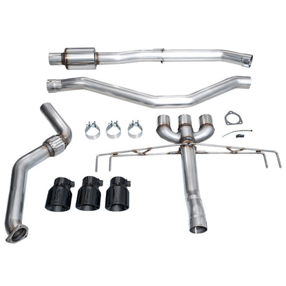 AWE Tuning Track Edition Exhaust w/Triple Diamond Black Tips for 2024+ Acura Integra Type S DE5