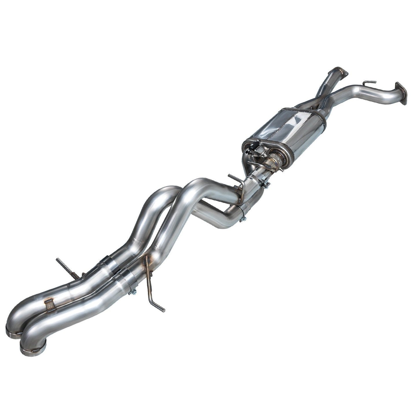 AWE Tuning Dual BashGuards Cat-Back SwitchPath Exhaust (No Tips) - 2022-2024 Ford Bronco Raptor 4WD