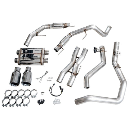 AWE Tuning SwitchPath Exhaust w/Chrome Silver Tips for Ford Gen 3 Raptor