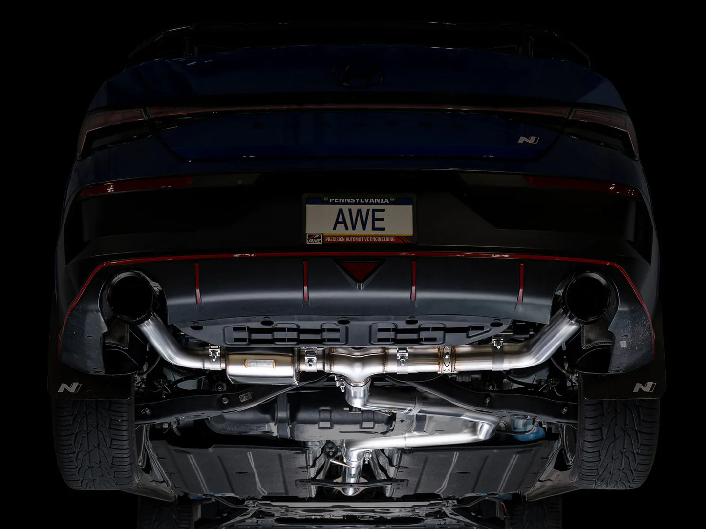 AWE Tuning SwitchPath Catback Exhaust w/Diamond Black Tips for 2022+ Hyundai Elantra N