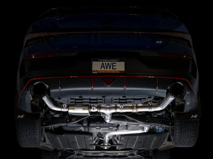 AWE Tuning SwitchPath Catback Exhaust w/Diamond Black Tips for 2022+ Hyundai Elantra N