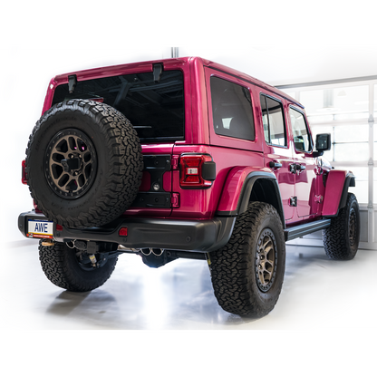 AWE Tuning Switchpath Cat-Back Exhaust for 2021+ Wrangler 392 - Quad BashGuards