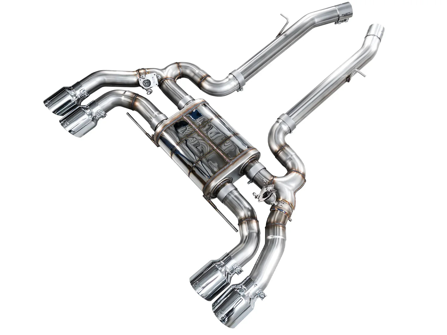 AWE Tuning SwitchPath Axleback Exhaust w/Chrome Silver Tips for 2020+ BMW F97 X3M