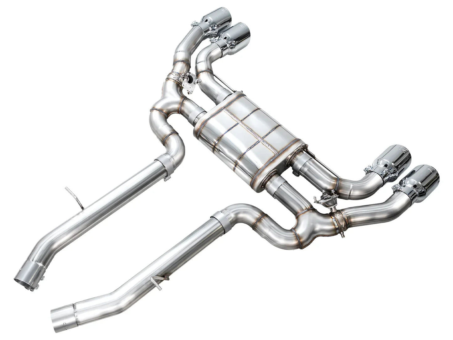 AWE Tuning SwitchPath Axleback Exhaust w/Chrome Silver Tips for 2020+ BMW F97 X3M