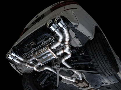 AWE Tuning SwitchPath Axleback Exhaust w/Chrome Silver Tips for 2020+ BMW F97 X3M