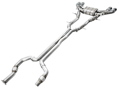 AWE Tuning SwitchPath Exhaust w/Chrome Silver Tips for 2021+ Cadillac CT4-V Blackwing