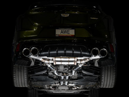 AWE Tuning SwitchPath Exhaust w/Chrome Silver Tips for 2021+ Cadillac CT4-V Blackwing