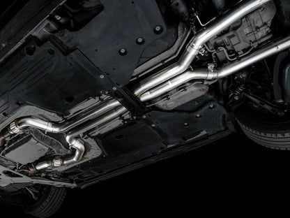 AWE Tuning SwitchPath Exhaust w/Chrome Silver Tips for 2021+ Cadillac CT4-V Blackwing