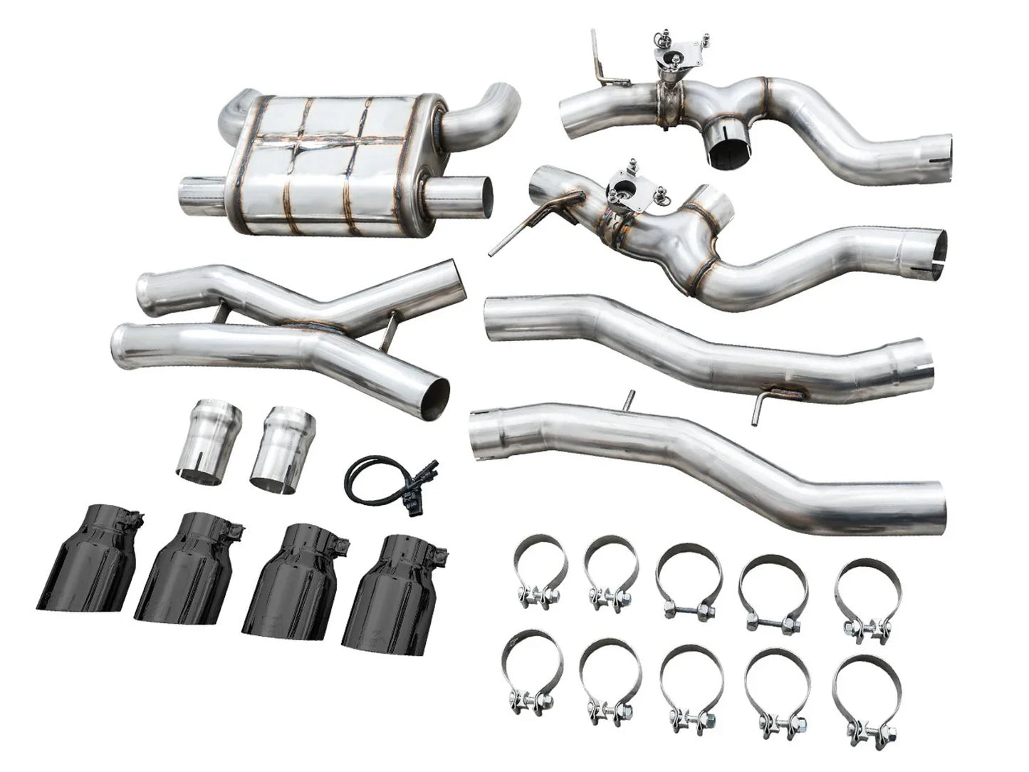 AWE Tuning SwitchPath Catback Exhaust w/Diamond Black Tips for 2021+ BMW G8X M3/M4