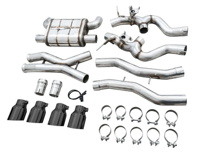 AWE Tuning SwitchPath Catback Exhaust w/Diamond Black Tips for 2021+ BMW G8X M3/M4