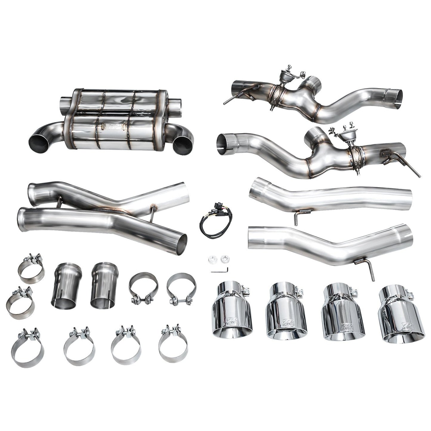 AWE Tuning SwitchPath Edition Exhaust w/Chrome Silver Tips for 2023+ BMW G87 M2
