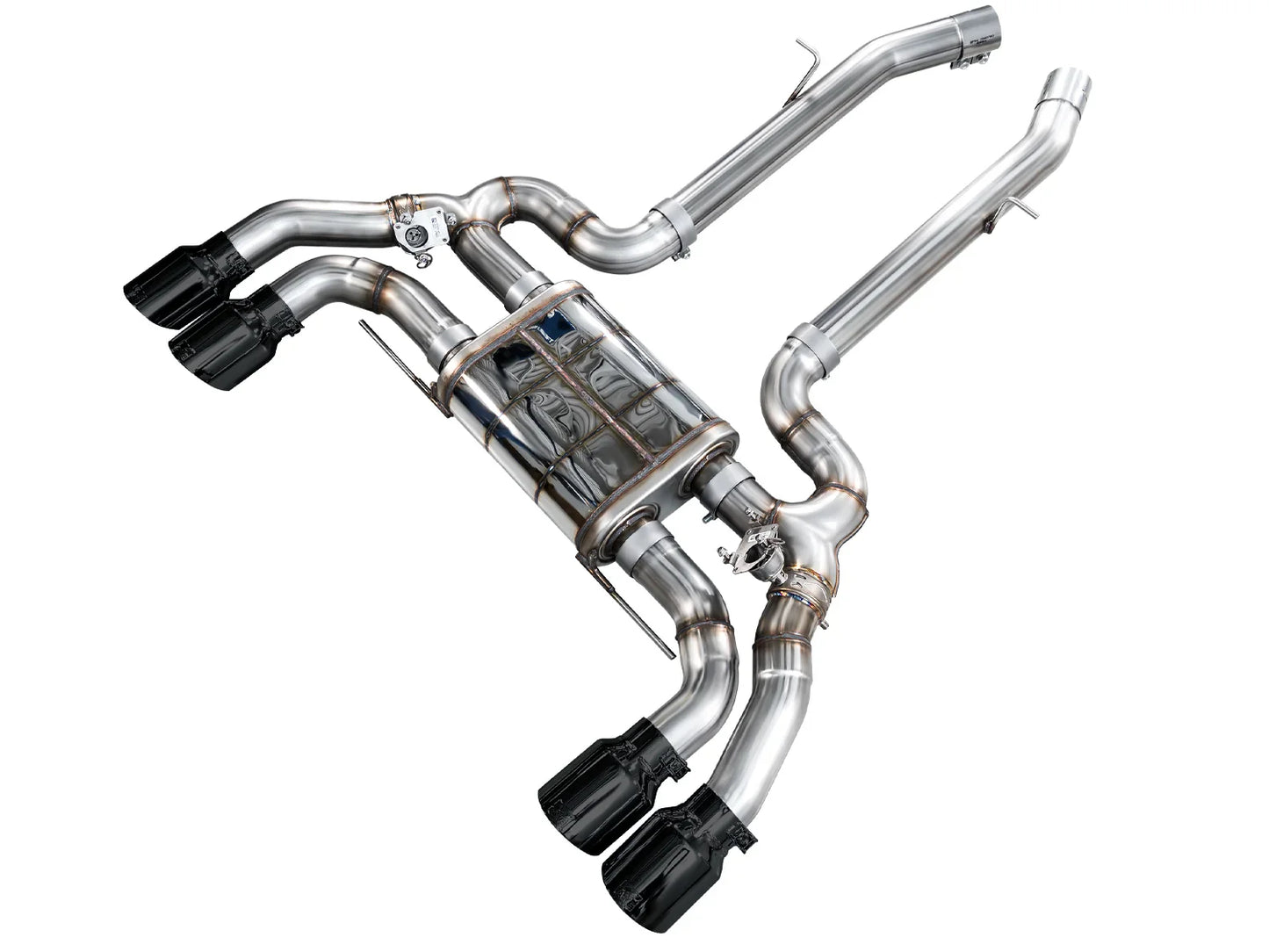 AWE Tuning SwitchPath Axleback Exhaust w/Diamond Black Tips for 2020+ BMW F97 X3M
