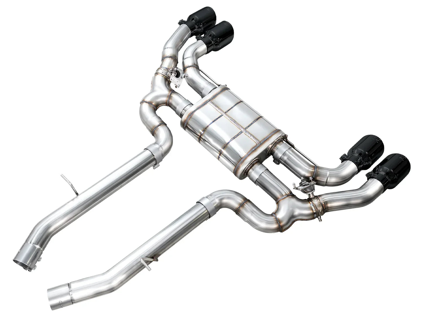 AWE Tuning SwitchPath Axleback Exhaust w/Diamond Black Tips for 2020+ BMW F97 X3M