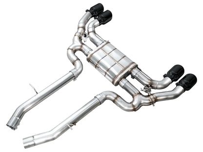 AWE Tuning SwitchPath Axleback Exhaust w/Diamond Black Tips for 2020+ BMW F97 X3M