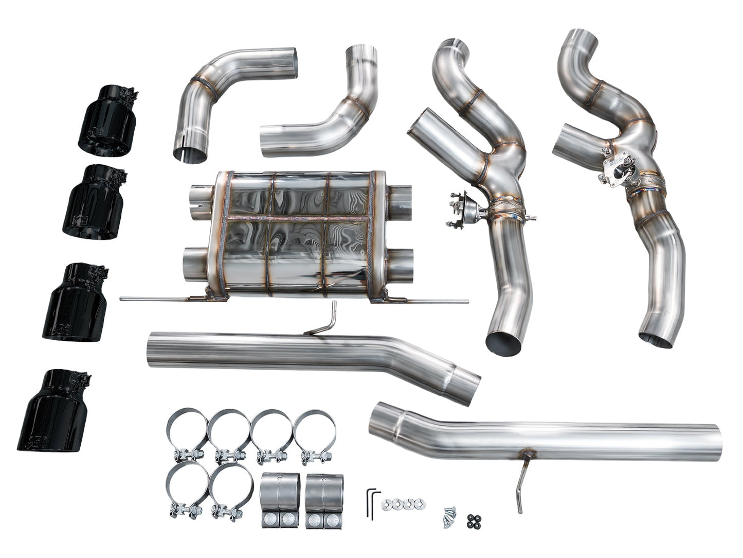 AWE Tuning SwitchPath Axleback Exhaust w/Diamond Black Tips for 2020+ BMW F97 X3M