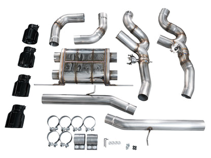 AWE Tuning SwitchPath Axleback Exhaust w/Diamond Black Tips for 2020+ BMW F97 X3M
