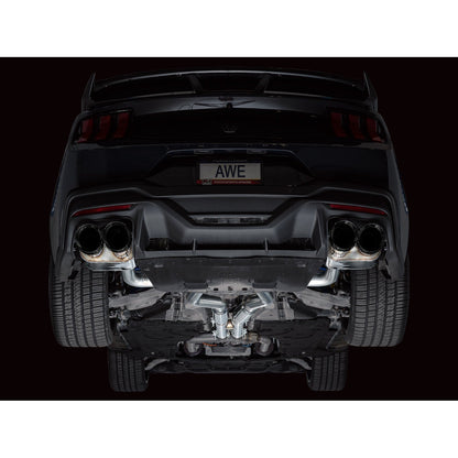 AWE Tuning SwitchPath Catback Exhaust w/Quad Diamond Black Tips for 2024 Ford Mustang Dark Horse S650 RWD