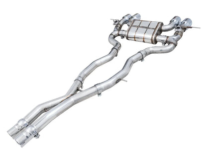AWE Tuning SwitchPath Catback Exhaust w/Chrome Silver Tips for 2021+ BMW G8X M3/M4