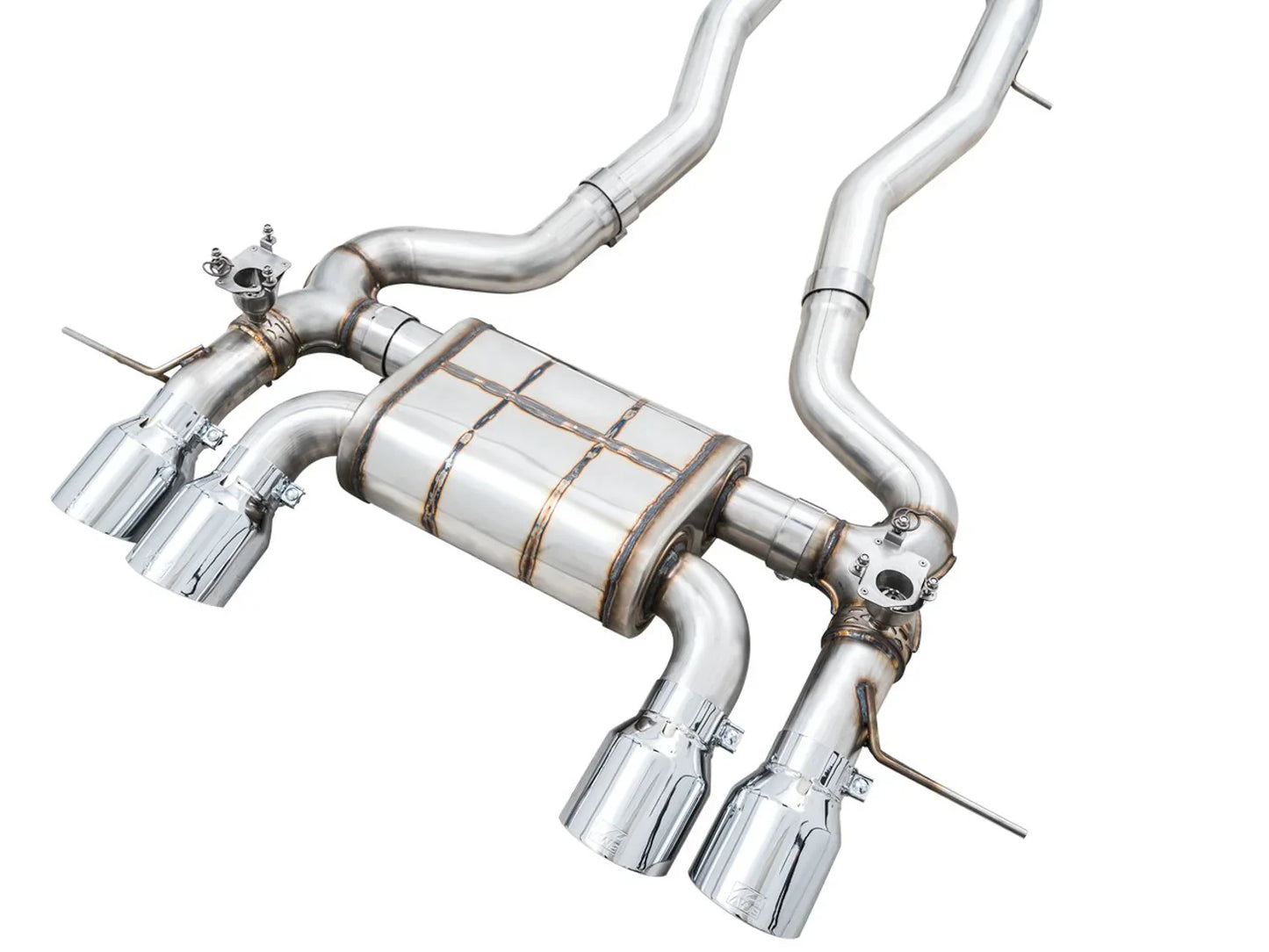 AWE Tuning SwitchPath Catback Exhaust w/Chrome Silver Tips for 2021+ BMW G8X M3/M4