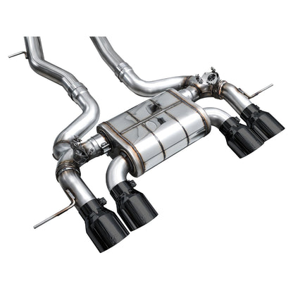 AWE Tuning SwitchPath Edition Exhaust w/Diamond Black Tips for 2023+ BMW G87 M2