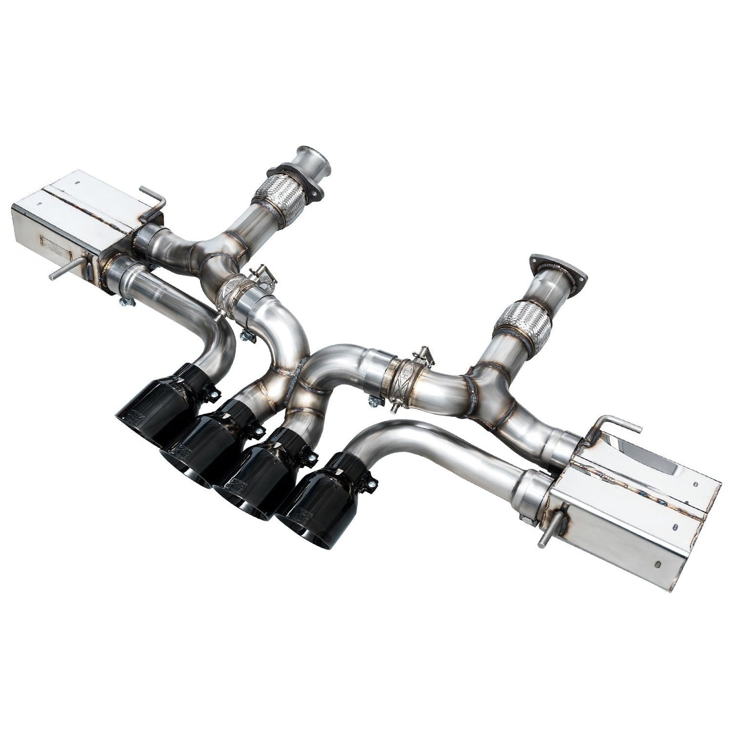 AWE Tuning SwitchPath Cat-Back Exhaust for 2023+ C8 Corvette Z06 - Diamond Black Tips