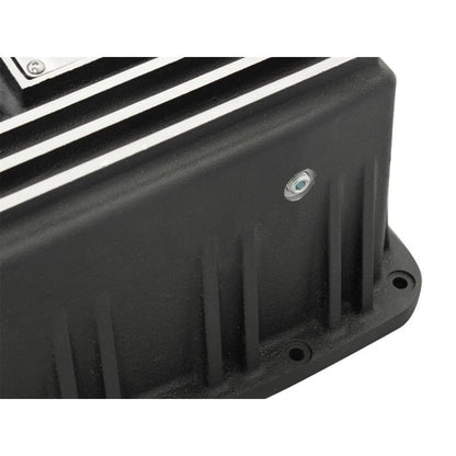 aFe Power Transmission Pan Black Machined 09-14 Ford 6R80 F-150 Trucks