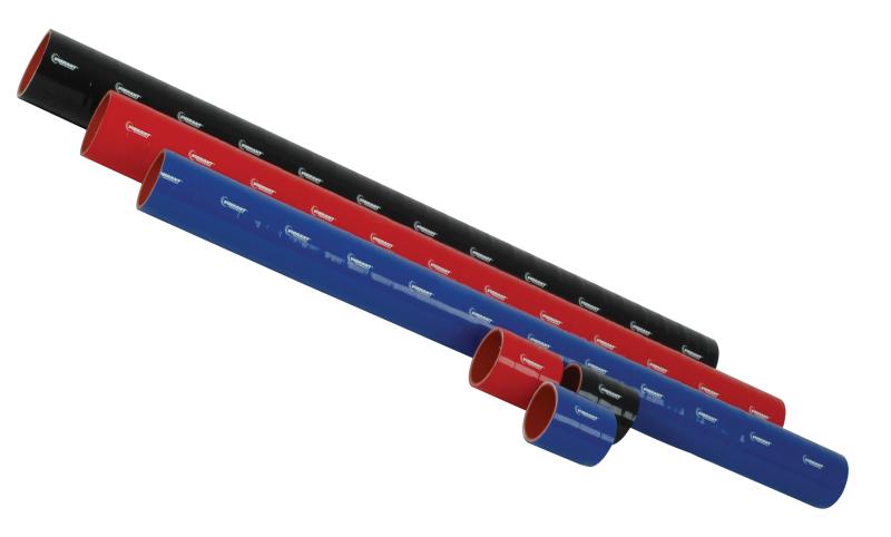 Vibrant 4 Ply Reinforced Silicone Straight Hose Coupling - 2.75in I.D. x 12in long (BLACK)