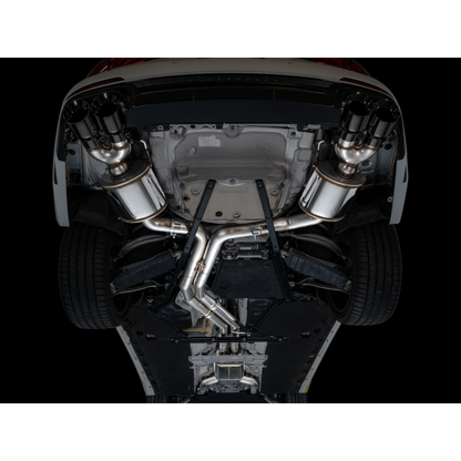 AWE Tuning 19-23 Audi C8 S6/S7 2.9T V6 AWD Touring Edition Exhaust - Diamond Black Tips