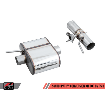 AWE Tuning 18-19 Audi TT RS Coupe 8S/MK3 2.5L Turbo SwitchPath Exhaust Conversion Kit