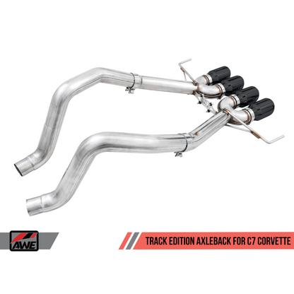 AWE Tuning 14-19 Chevy Corvette C7 Z06/ZR1 Track Edition Axle-Back Exhaust w/Black Tips