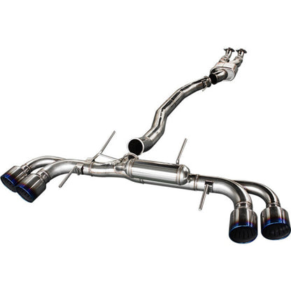 HKS Racing Muffler Exhaust w/ Silencer - Nissan R35 GT-R