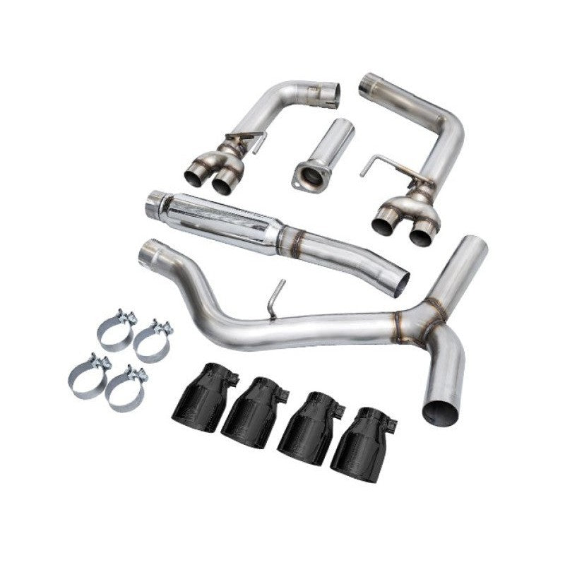AWE Tuning Track Edition Exhaust w/Diamond Black Tips for 2022+ VB Subaru WRX