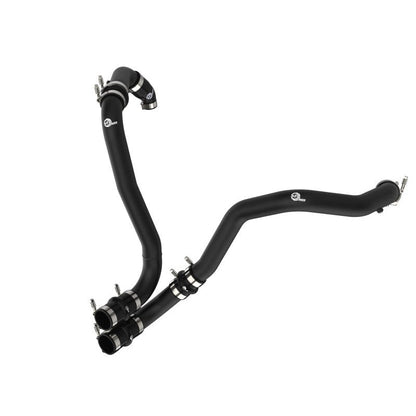 aFe BladeRunner 21-22 Ford F-150 Ecoboost V6-3.5L(tt) Aluminum Hot and Cold Charge Pipe Kit Black